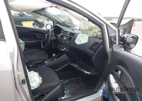 2014 Kia Rio Lx из США, поврежденный, VIN KNADM4A38E6369891